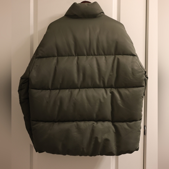 ABERCROMBIE & FITCH ULTRA PUFFER JACKET OLIVE GREEN MENS Size XL - Picture 5 of 5